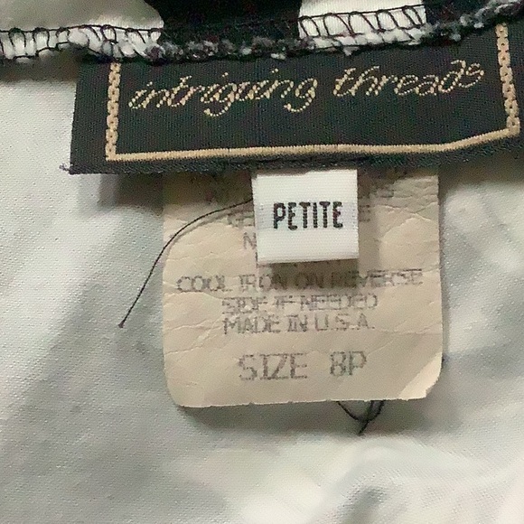 Black and white flower print skirt - Picture 5 of 6